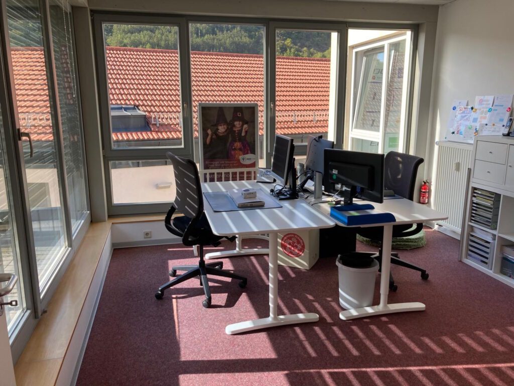 Die Geschäftsstelle des Kinderschutzbundes in Mosbach